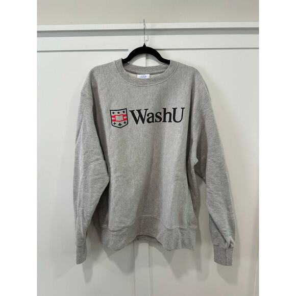 Champion Brand Washington University Reverse Weave Crewneck Sweatshirt Size L - Picture 1 of 3